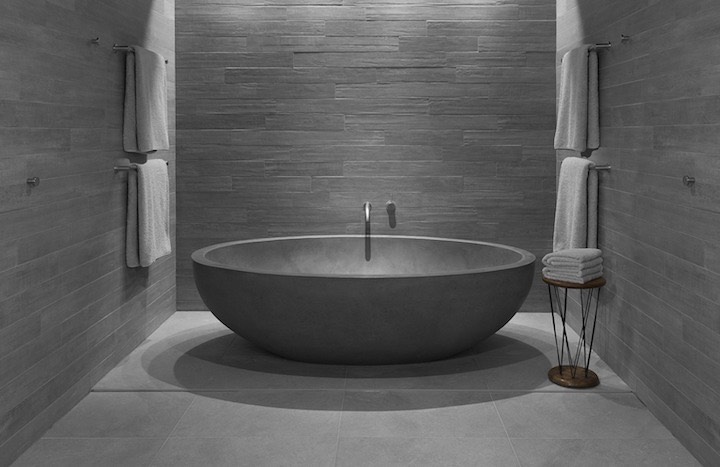 Bồn tắm bê tông