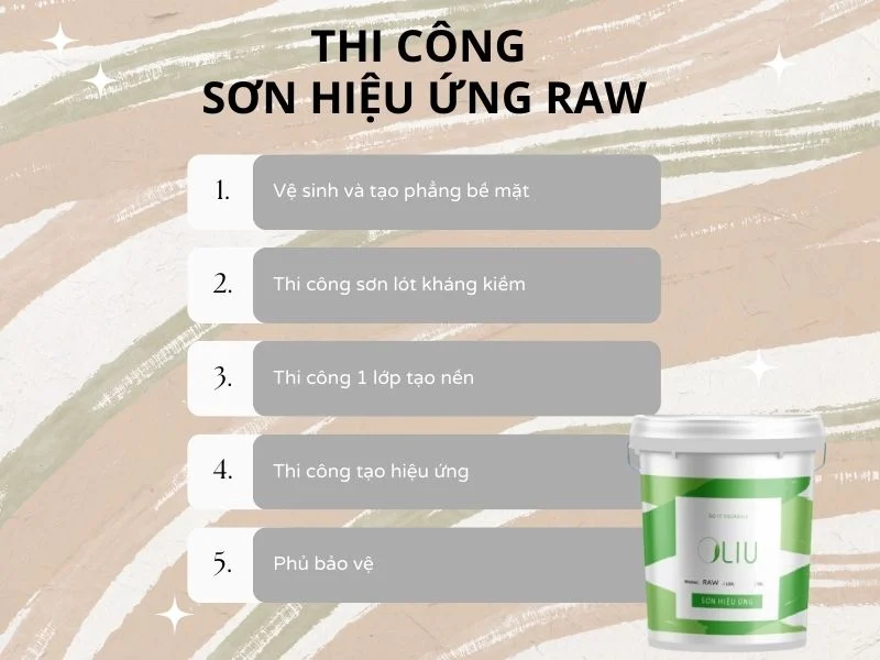 Sơn hiệu ứng Raw