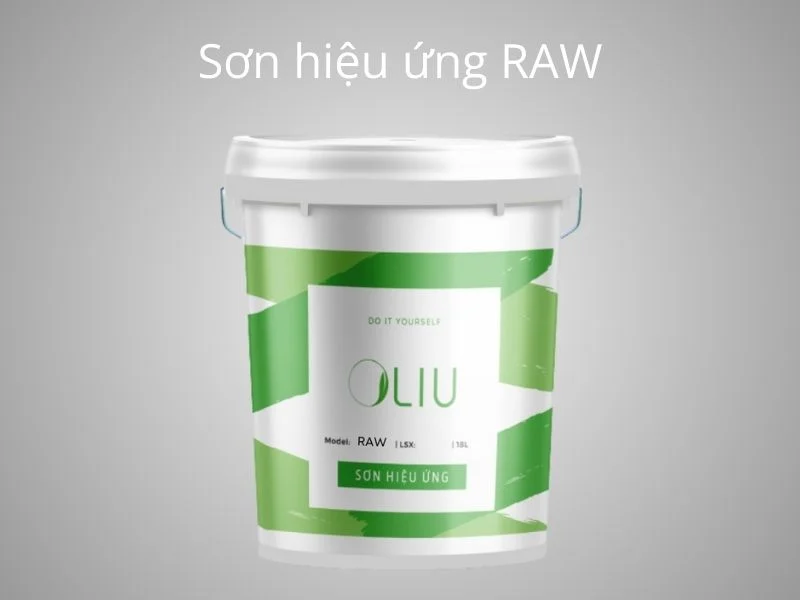 Sơn hiệu ứng Raw